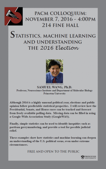 Pacm Colloquium Statistics Machine Learning And Understanding The 2016 Election The Program In Applied Computational Mathematics